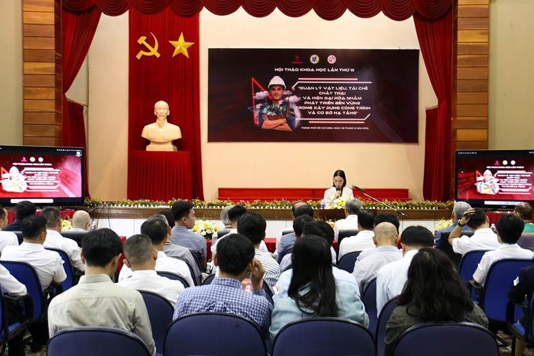 HỘI THẢO KHOA HỌC LẦN THỨ III (2025): Quản l&yacute; vật liệu &ndash; T&aacute;i chế chất thải &ndash; Hiện đại h&oacute;a hạ tầng v&igrave; ph&aacute;t triển bền vững